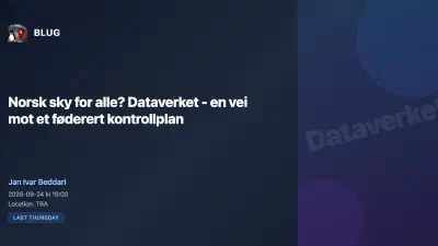 Norsk sky for alle? Dataverket - en vei mot et føderert kontrollplan featured image